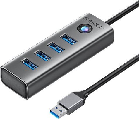 HUB USB Orico Adapter Hub Orico PDD4U USB do 4x USB 3.0 (szary)