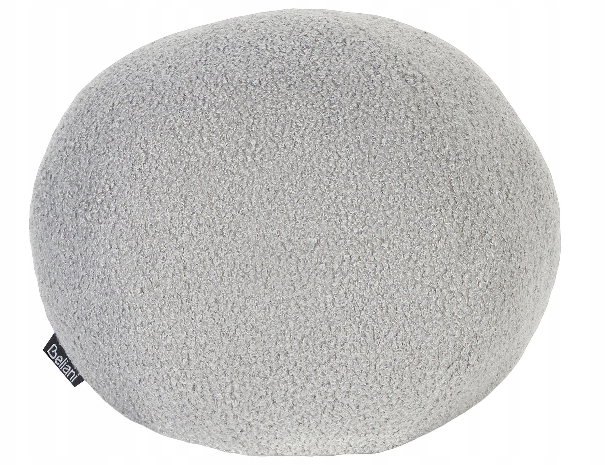 Beliani Poduszka dekoracyjna SALVIA Boucle 30 x 30 cm Szary Jednolity