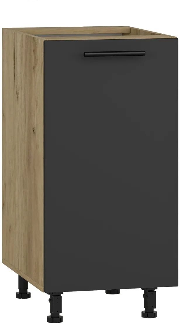 Szafka kuchenna stojąca 40 VENTO D-40/82 antracyt HALMAR