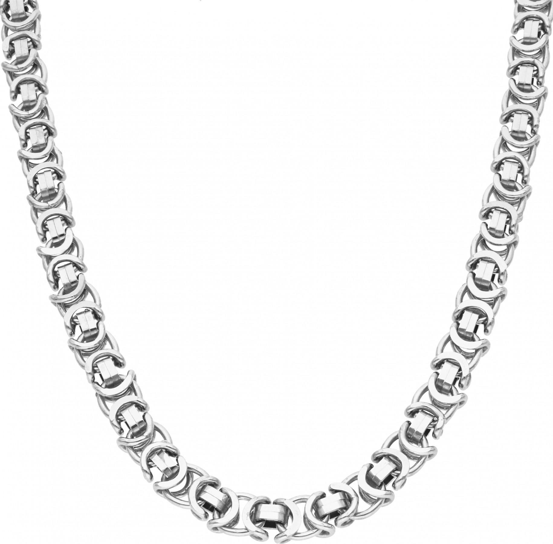 Rosanto Okazały srebrny łańcuszek splot królewski 925