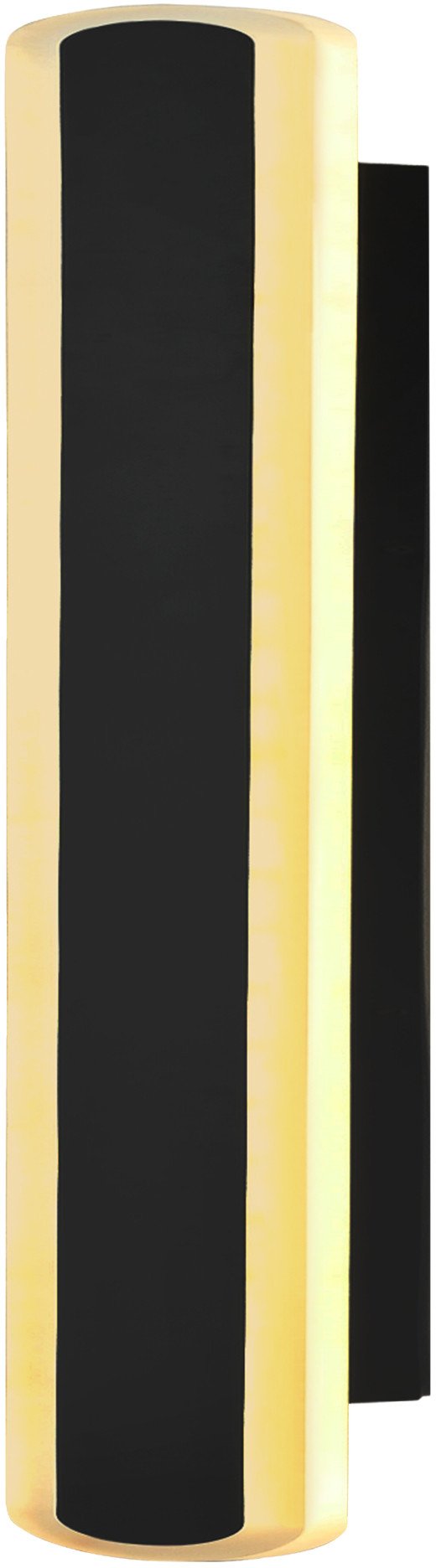 CANDELLUX STICK lampa ścienna zewnetrzna L-30 czarny 12W klosz opal IP65 21-35868