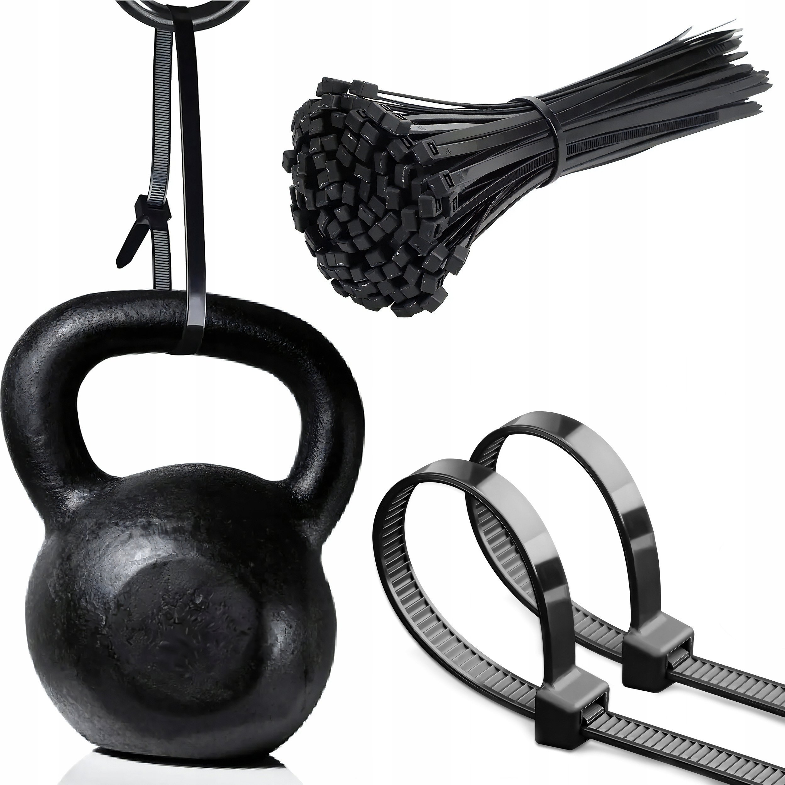 Montis Opaski zaciskowe czarne 4,8x120mm MT141 /100szt