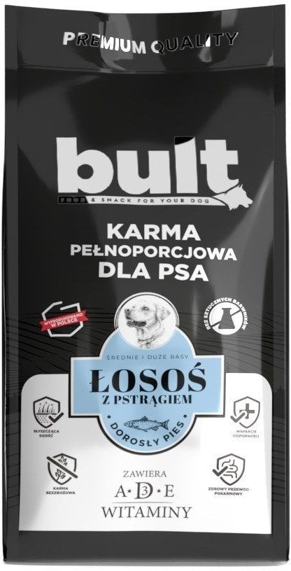 BULT łosoś i pstrąg sucha karma dorosłe psy 12kg