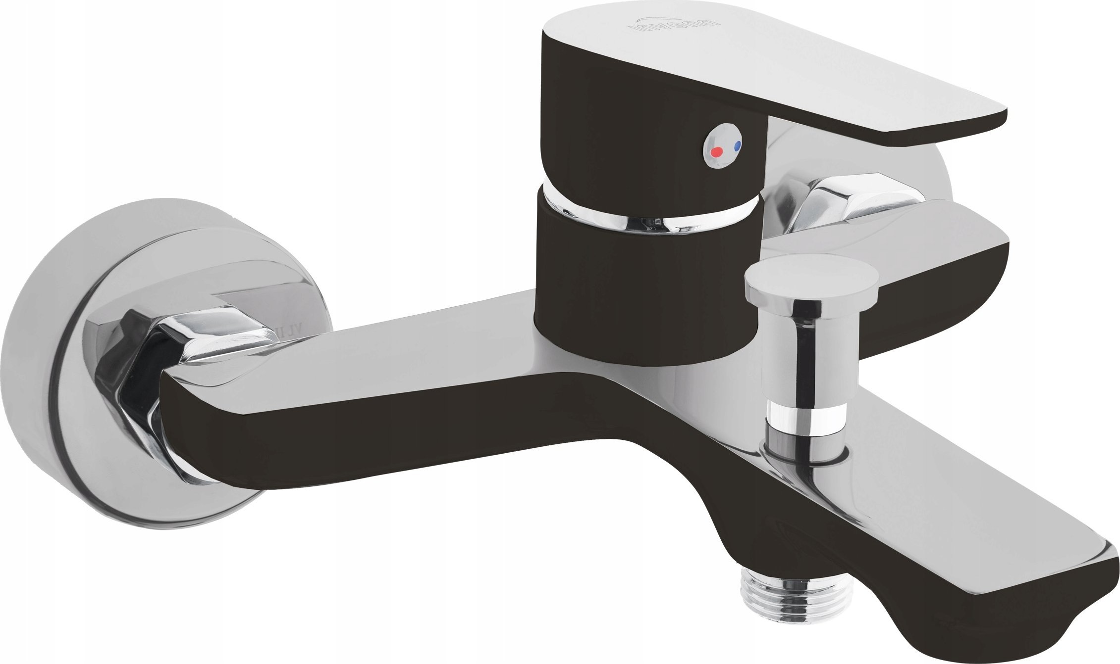 Bateria wannowa Invena DOKOS BATERIA WANNOWA CZARNY / CHROM