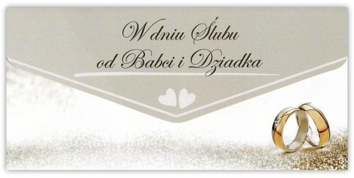 Trend Karnet-koperta Ślub od Babci i Dziadka