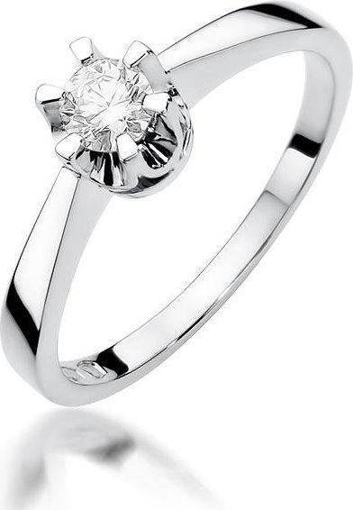 Best Diamonds złoty pierścionek z brylantem 0.25ct 16
