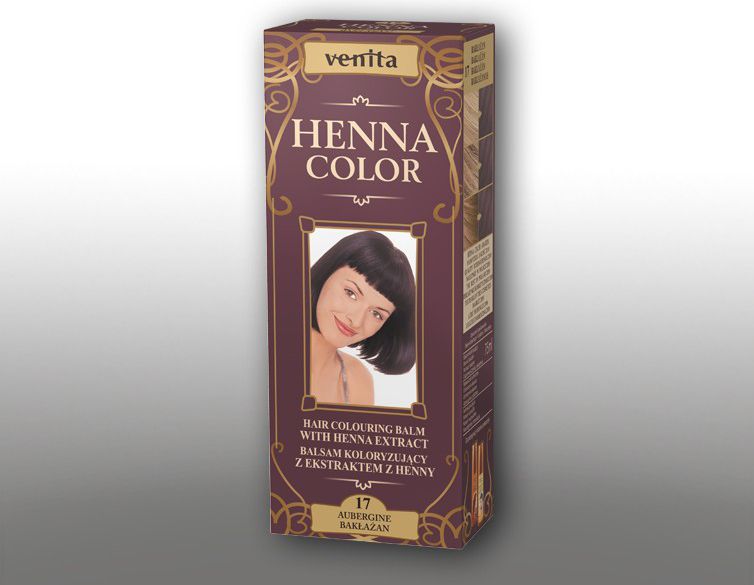 Venita Ziołowe Balsamy Henna Color 17 Bakłażan 75ml