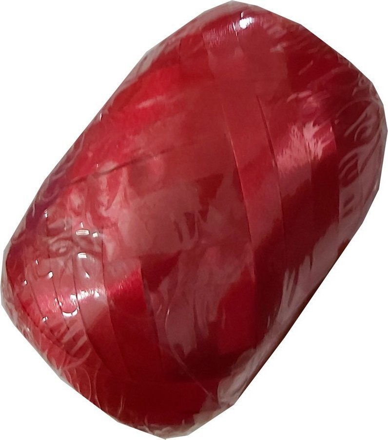 Fastima Tasiemka wstążka metalizowana Czerwona 20m W8