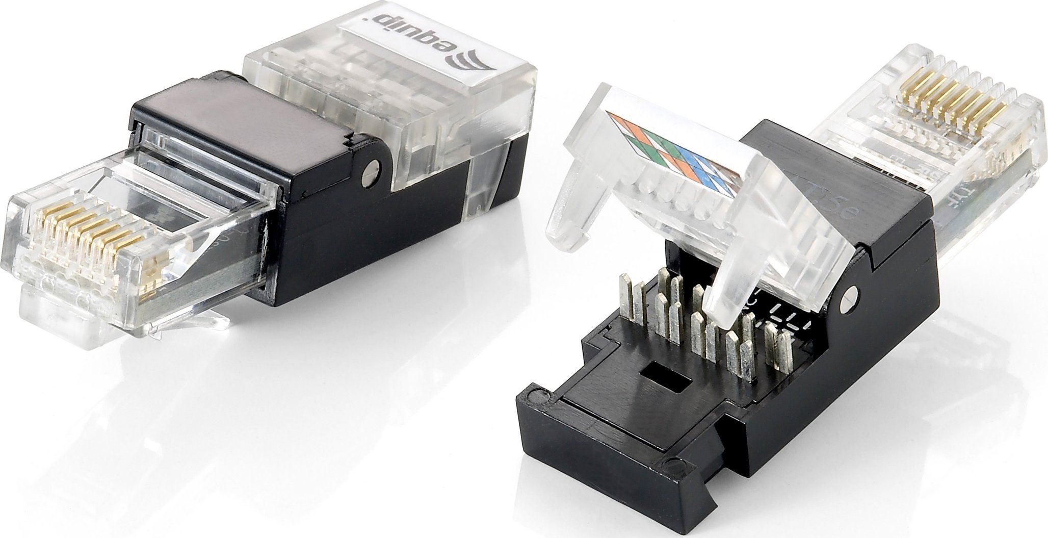 Equip Steckverbinder RJ45 Cat5e 2Stk ungeschirmt werkzeuglos - 121163