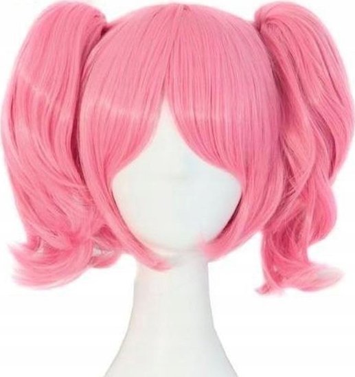 Korbi COSPLAY PERUKA WŁOSY RÓŻOWE ANIME MANGA W45