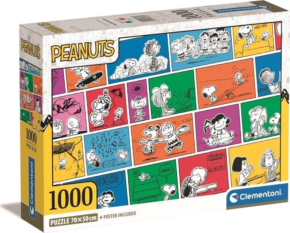 Clementoni Puzzle Compact Peanuts 1000 elementów