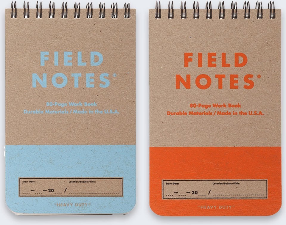 Pros Wytrzymały Notes Field Notes Heavy Duty 2 Pack