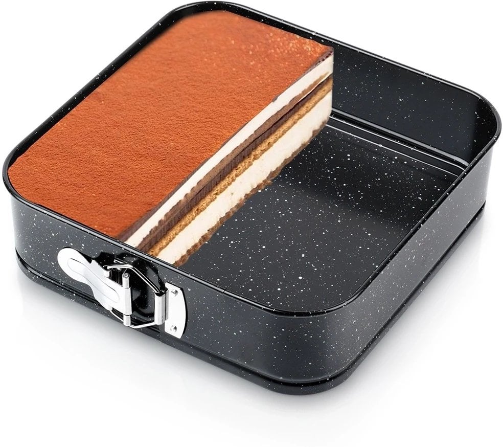 Forma do Pieczenia Ciasta Kwadratowa Rozpinana Granitowa VILDE 24x24x6,8 cm