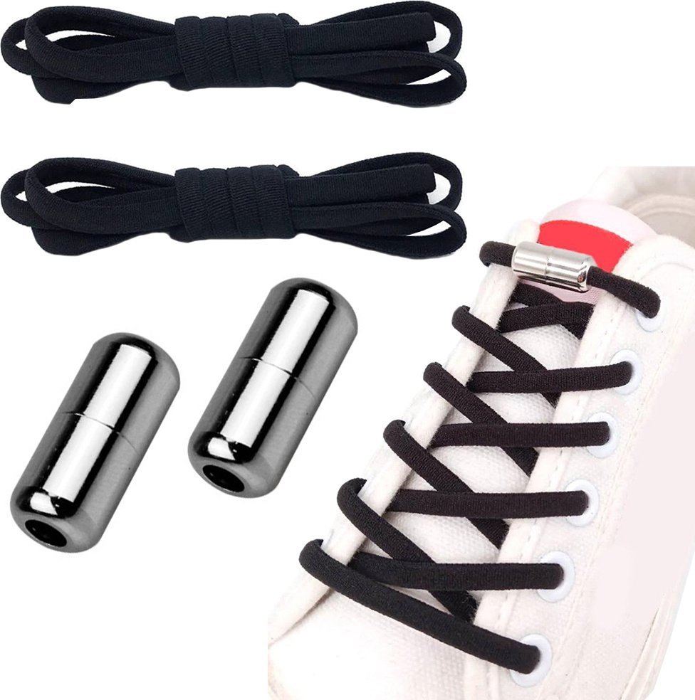 Verk Sznurówki bez wiązania do butów obuwia elastyczne gumowe sznurowadła 100cm Sznurówki bez wiązania do butów obuwia elastyczne gumowe sznurowadła 1