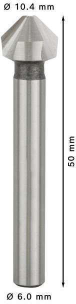 BOSCH Pogłębiacze stożkowe Ś: 10,4 r: M5 e: 50 d: 1/4 2608597506