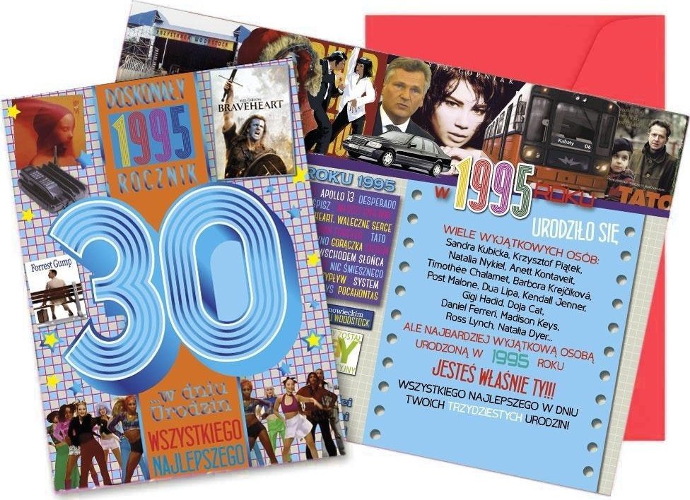 Karnet Urodziny 30