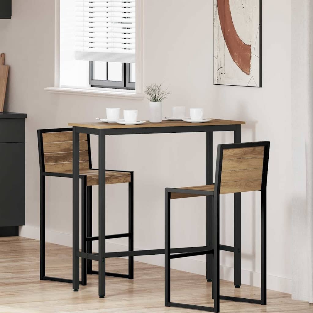 vidaXL stół Dąb rzemieślniczy 100 x 40 x 100,5 cm