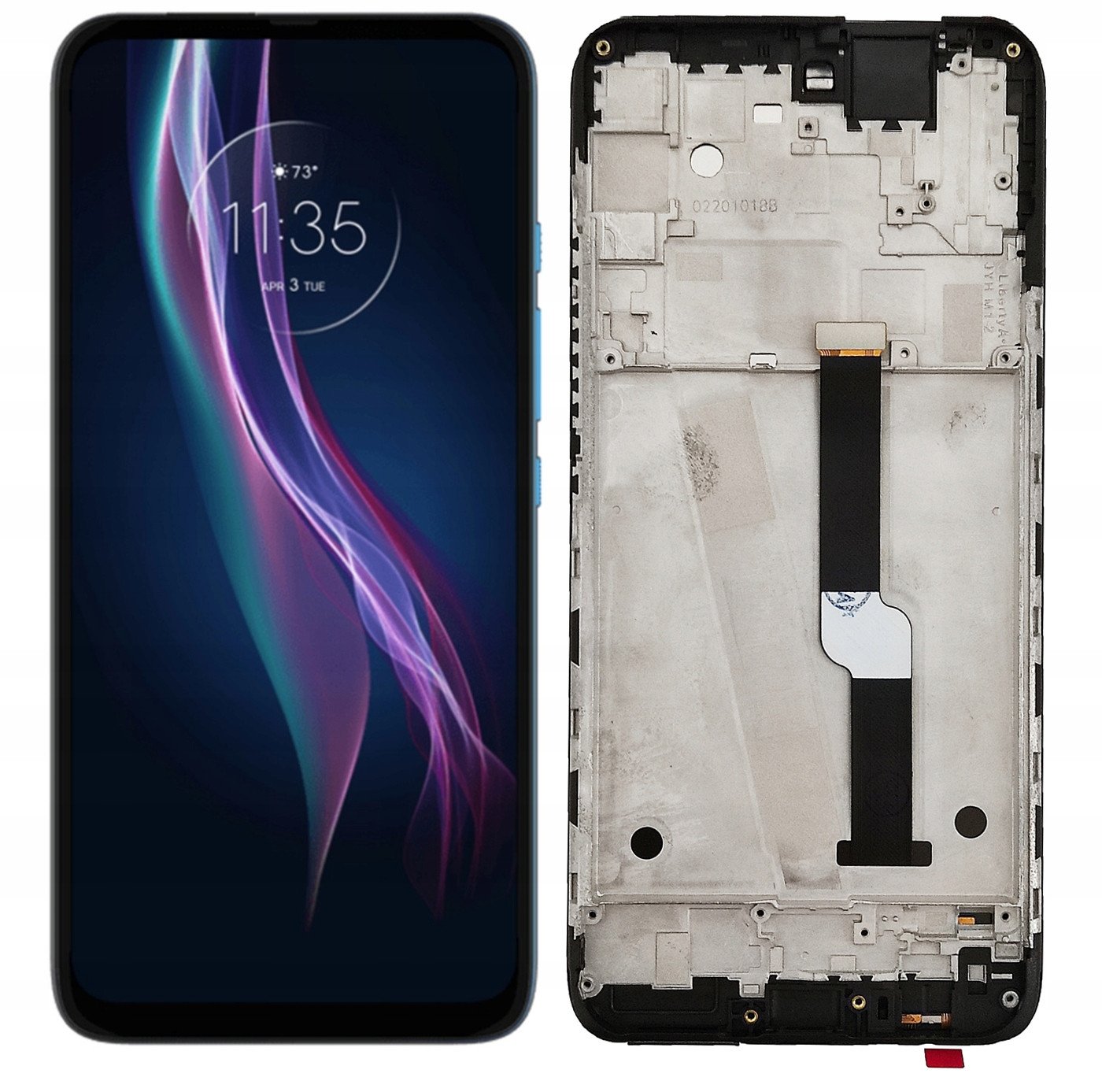 WYŚWIETLACZ EKRAN LCD DO MOTOROLA FUSION PLUS RAMKA