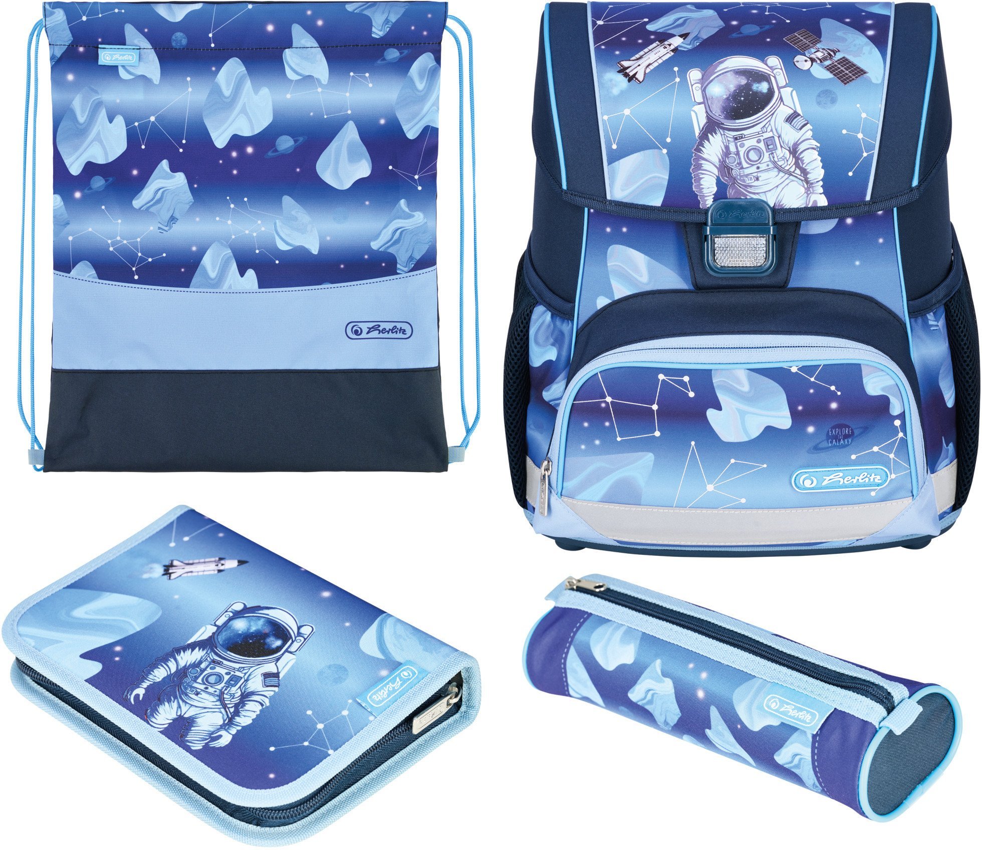 Herlitz Schulranzen Loop Plus Cosmic Explorer