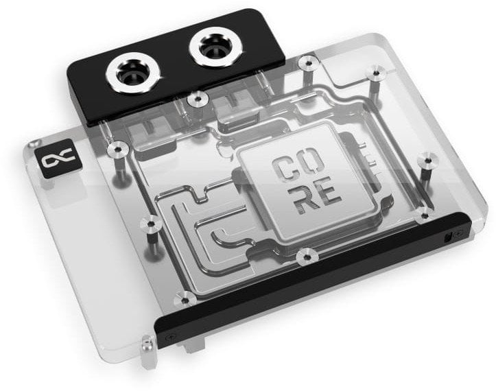 Alphacool Core GeForce RTX 5070 Wasserblock, Referenz-Design, Backplate - Acryl, schwarz