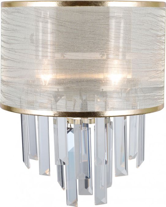 Kinkiet Italux Kinkiet do sypialni mosiądz Italux Torreia WL-45660-2