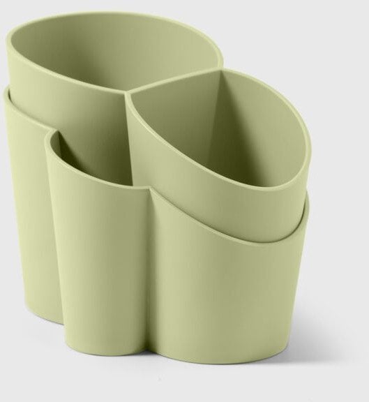 GOCCIOLO Pojemnik na sztućce zielony