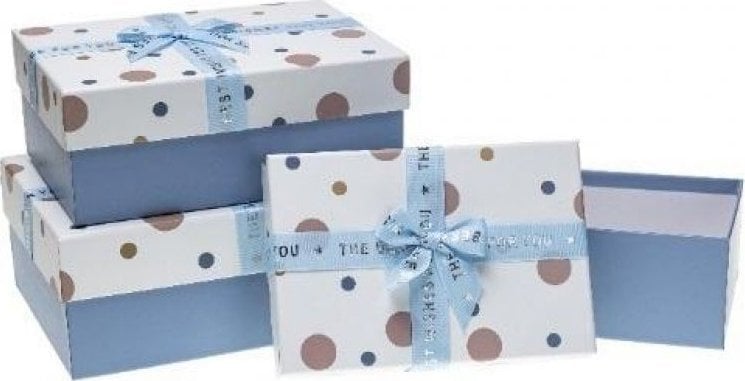 Teka Pudełko prezentowe PUG-23260-PR 3szt ROZETTE
