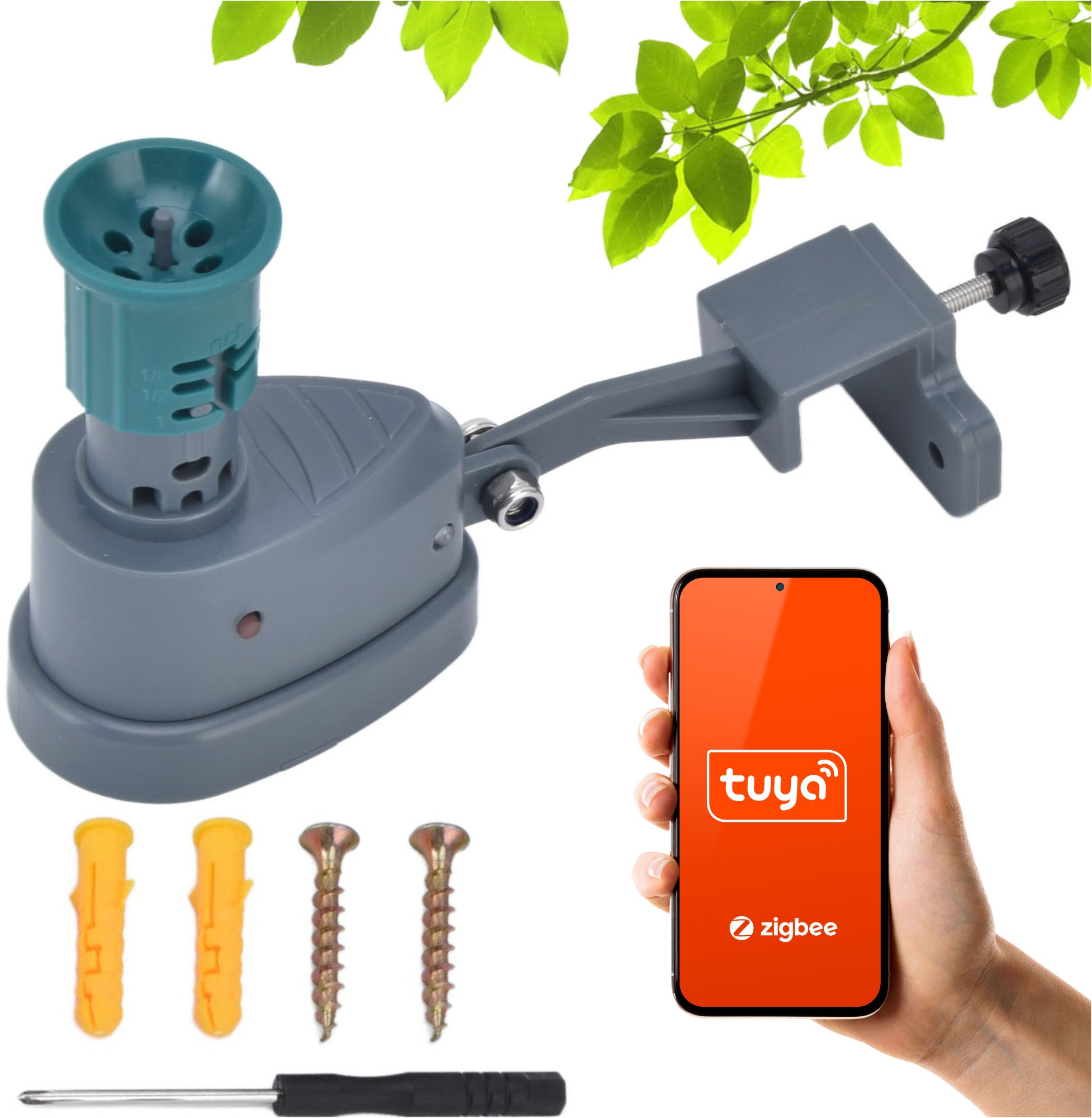 Inteligentny Detektor Deszczu Zraszania Bezprzewodowy Czujnik Zigbee Tuya