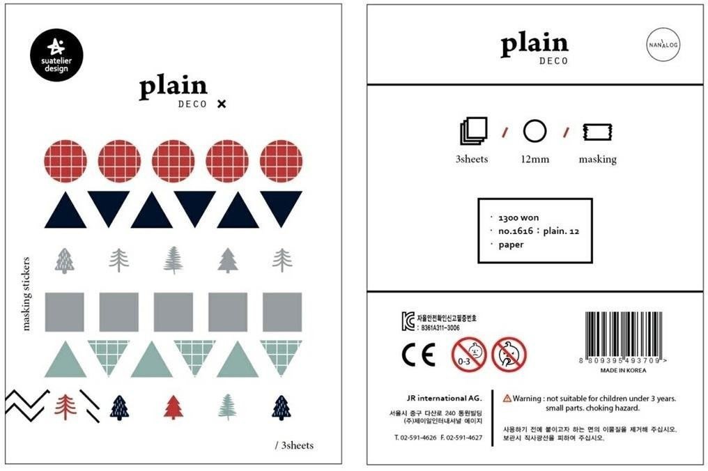Naklejki Znaczniki #12 Zima 3 ark.