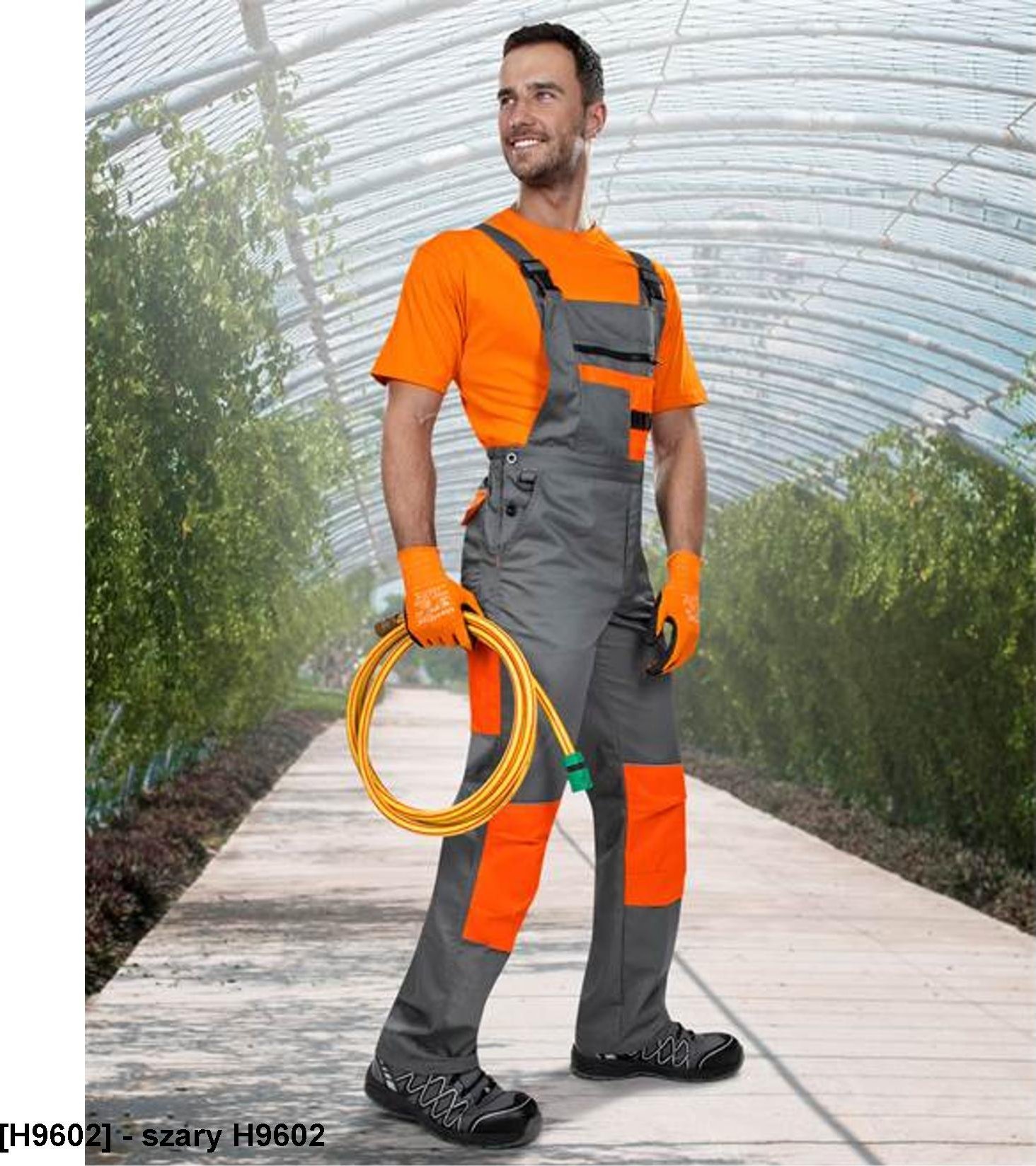 Ardon ARDON 2STRONG 03 - Spodnie ogrodniczki ARDON2STRONG czerwono-szare 46 - szary H9602 64