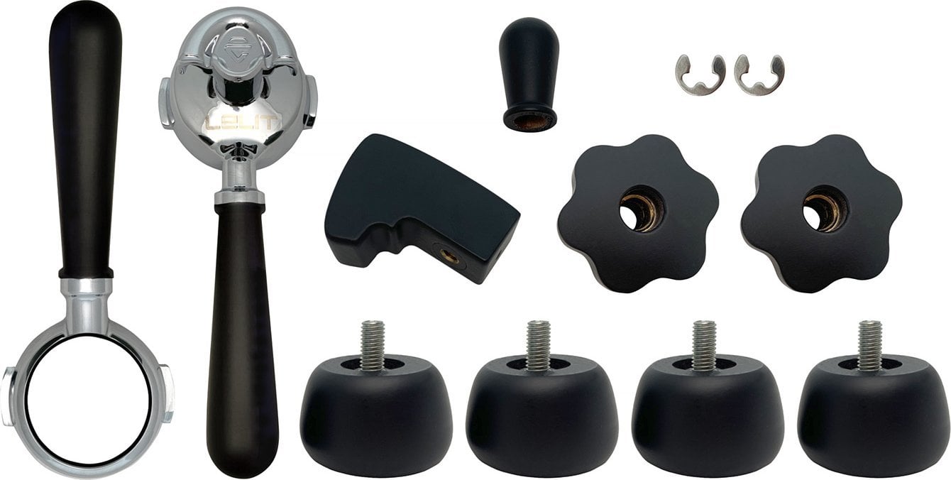 Lelit Lelit - PLA2201 Zestaw uchwytów, portafiltrów i nóżek do ekspresu Bianca - Drewno orzech czarny