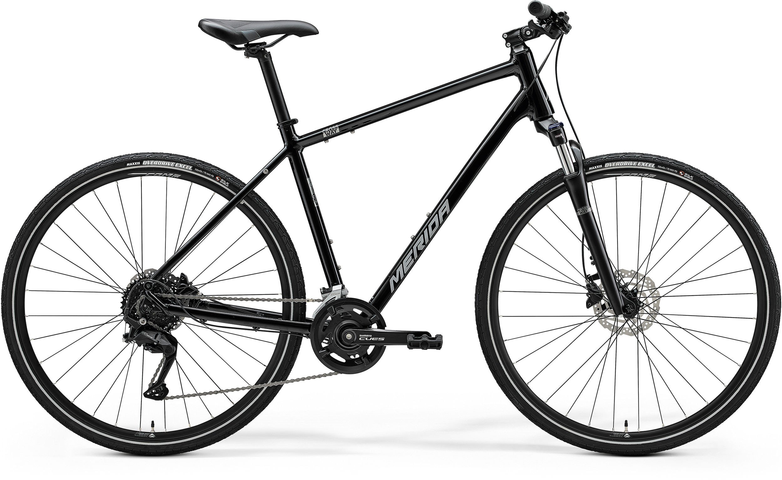 Merida CROSSWAY 100 28" 25' Wybierz rozmiar ramy: XL, Wybierz kolor: GLOSSY BLACK(SILVER)