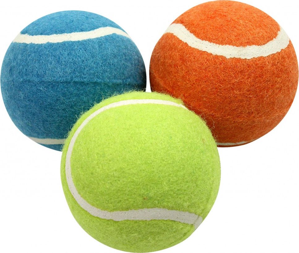 Aqua Nova PETNOVA PILKI TENIS.PLYWAJ.6CM 3SZT W ZESTAWIE TENNIS-BALL-3 4144
