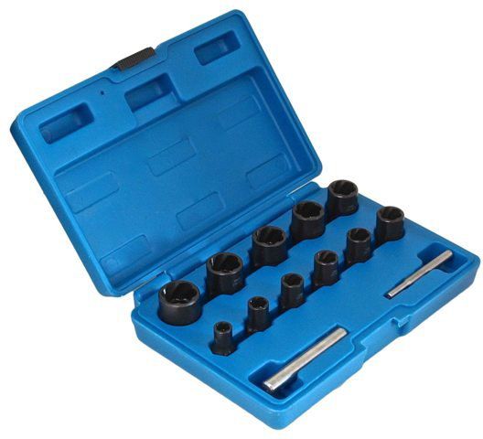 Satra Zestaw specjalistycznych nasadek do wykręcania obrobionych śrub 13szt. (S-TS13X)