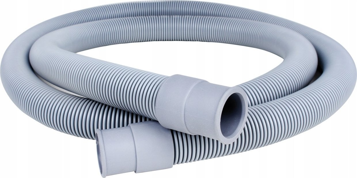 Wężyk przyłączeniowy Alkotest WĄŻ ODPŁYW PRALKI 200 CM Z KOLANKIEM KARBOWANY // WPR-O-K-200/ŁUK