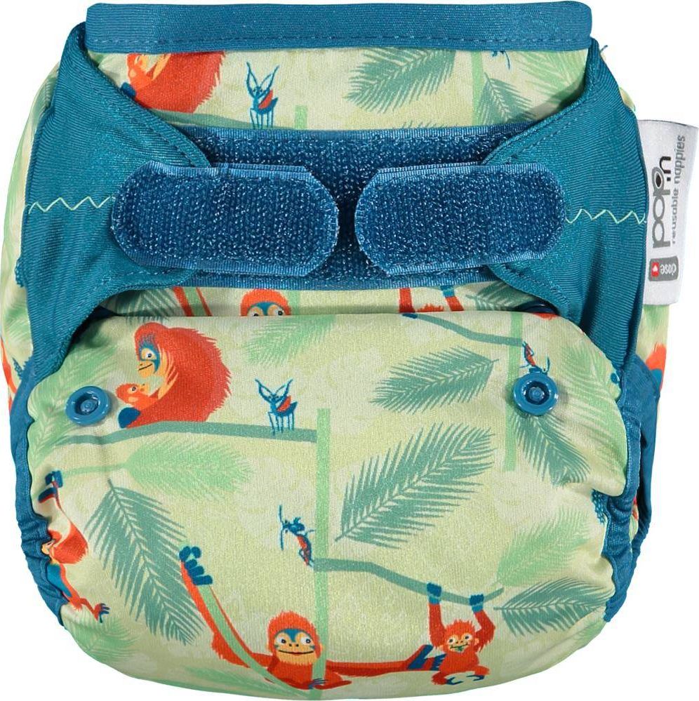 Close Caboo Otulacz, pieluszka wielorazowa V2 Orangutan z wkładem bambusowym 3-16 kg, 1 szt.