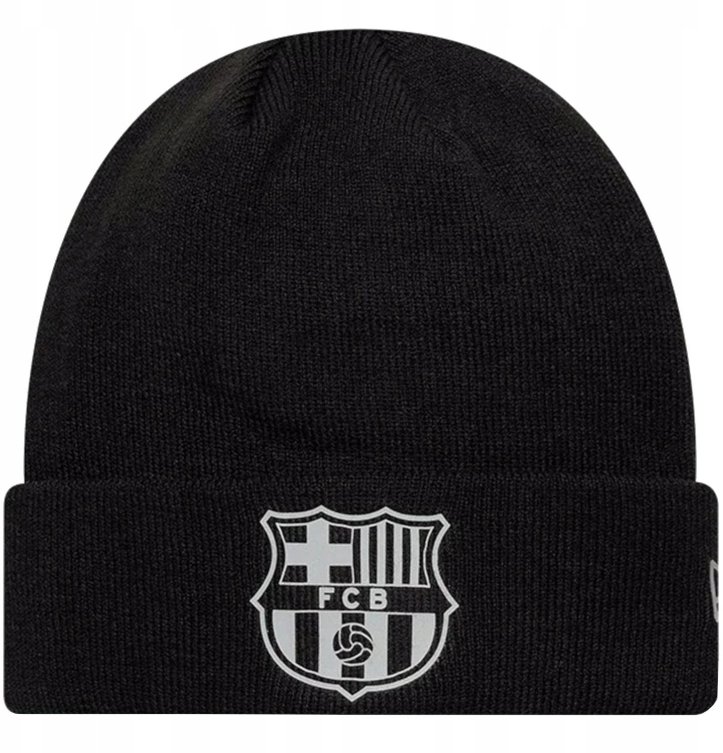 New Era Core Cuff Beanie FC Barcelona Reflective Hat 60846910 Czarny One size