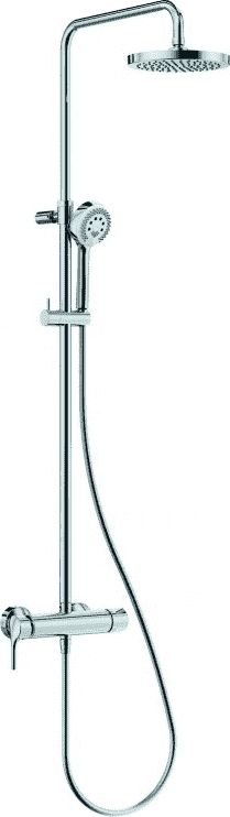 Zestaw prysznicowy Kludi Dual Shower System z deszczownicą z baterią chrom (6808505-00)