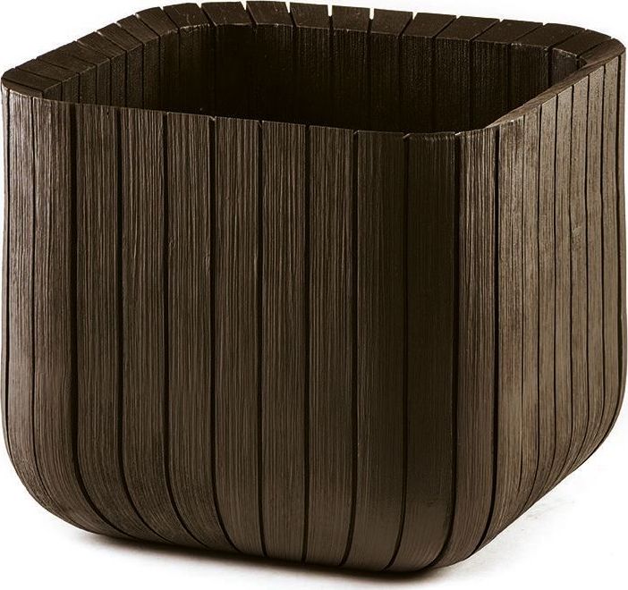 Keter Donica Curver Cube Planter L Brązowy (229533)