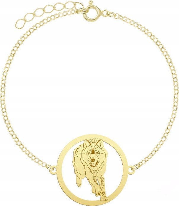 Radziszewska Jewellery Bransoletka Złota z Wilkiem 925 Wilk Ankier Prezent GRAWER ŻYCZENIA GRATIS