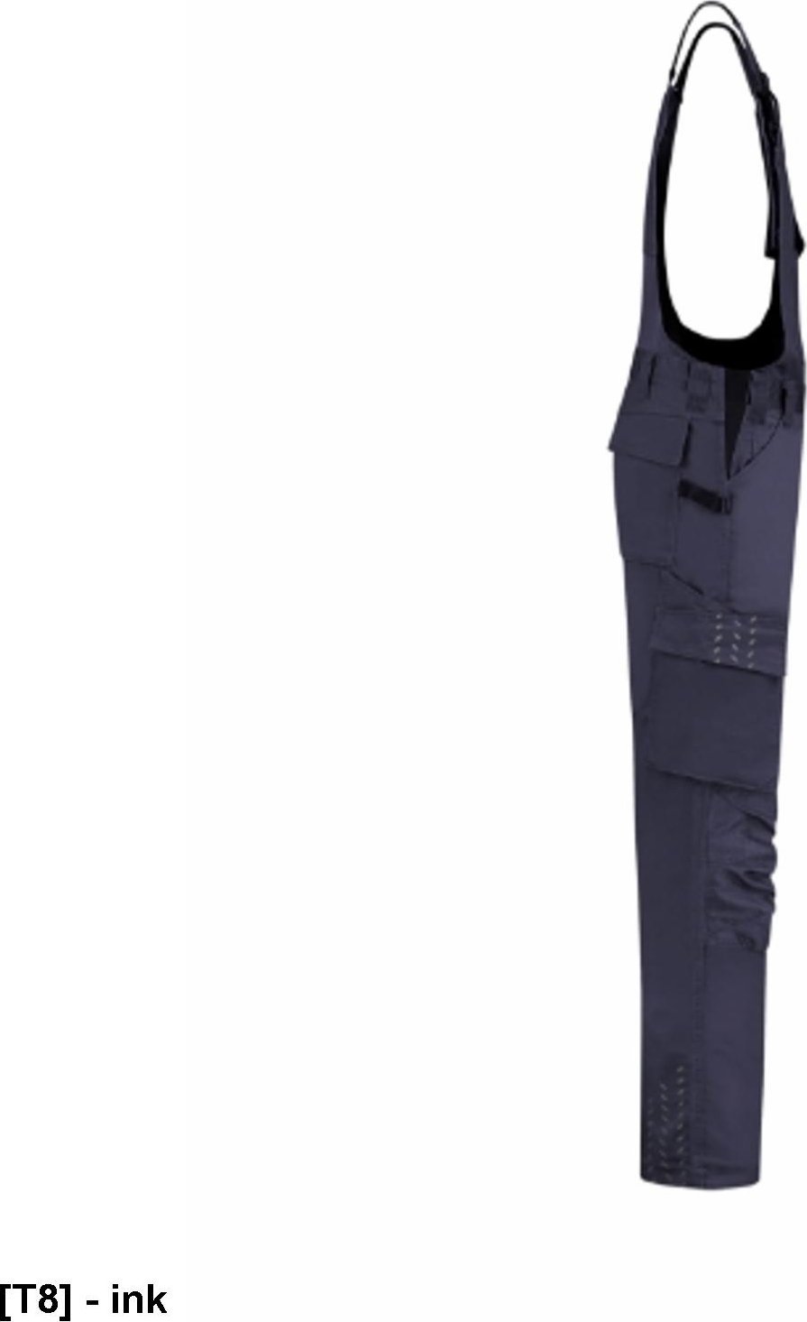 TRICORP Bib i Brace Twill Cordura T67 - ADLER - Spodnie robocze ogrodniczki unisex, Cordura, 280 g, 65 % poliester, 35 % bawełna - ink 60