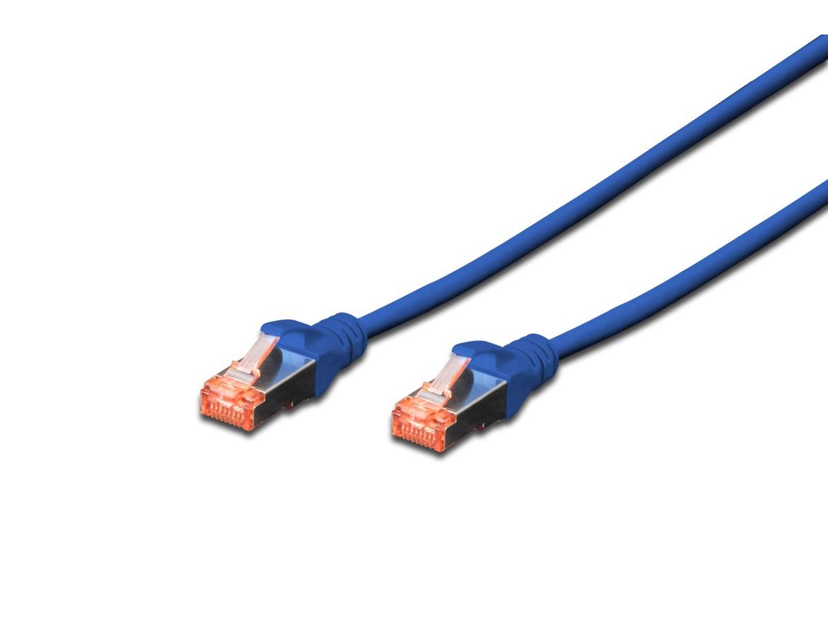 Digitus Patchcord S/FTP, Cat6, 10m, niebieski (DK-1644-100/B)