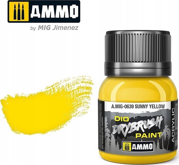 Vallejo Ammo: DIO Drybrush - Sunny Yellow