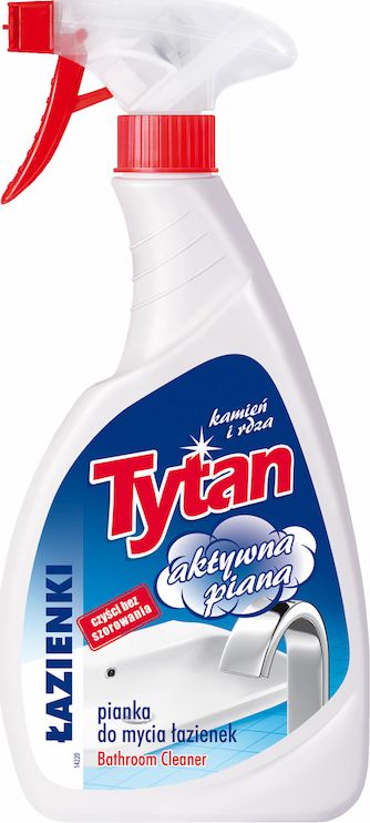 Tytan PIANKA DO MYCIA ŁAZIENEK ŁAZIENKI TYTAN SPRAY 500G