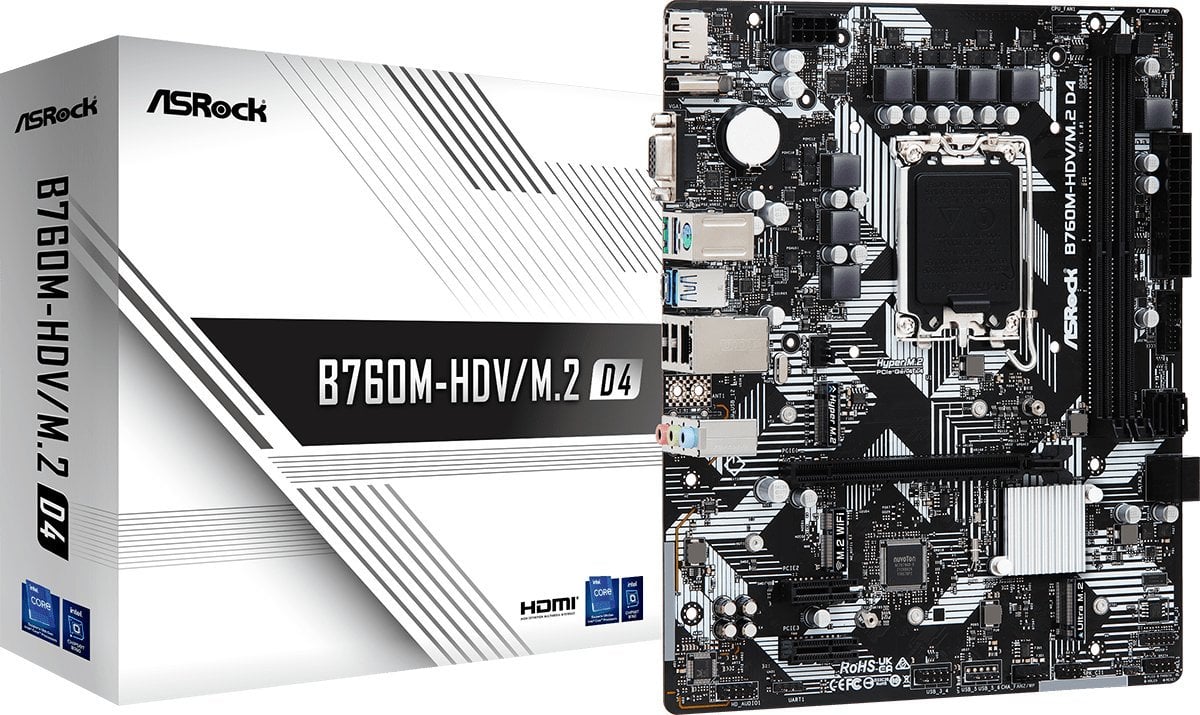 Płyta główna ASRock B760M-HDV/M.2 D4