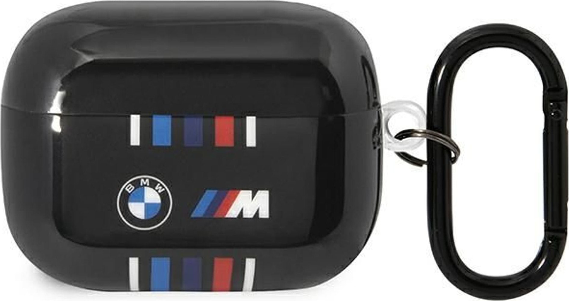 BMW BMW BMAP22SWTK AirPods Pro cover czarny/black Multiple Colored Lines