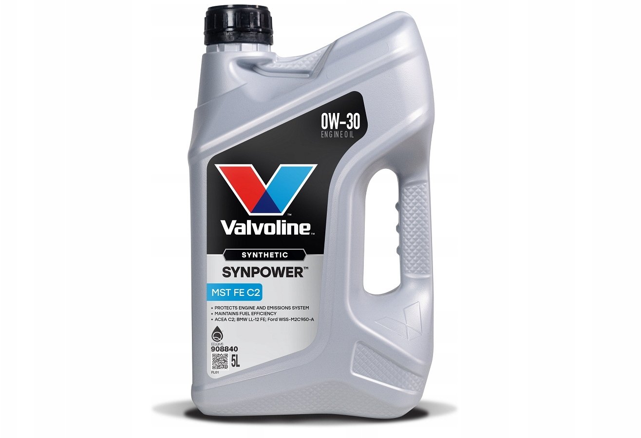 Valvoline Alyva SYNPOWER MST FE C2 0W/30 syntetyczna do silników 5 L