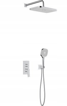 4529-501-00 / KFA / MALAGA / ZESTAW NATRYSKOWY PODTYNKOWY CHROM /