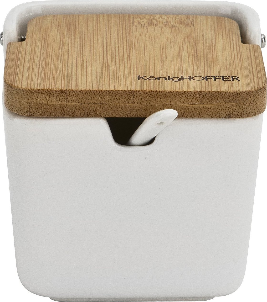 Konighoffer Cukiernica z łyżeczką 270 ml biała