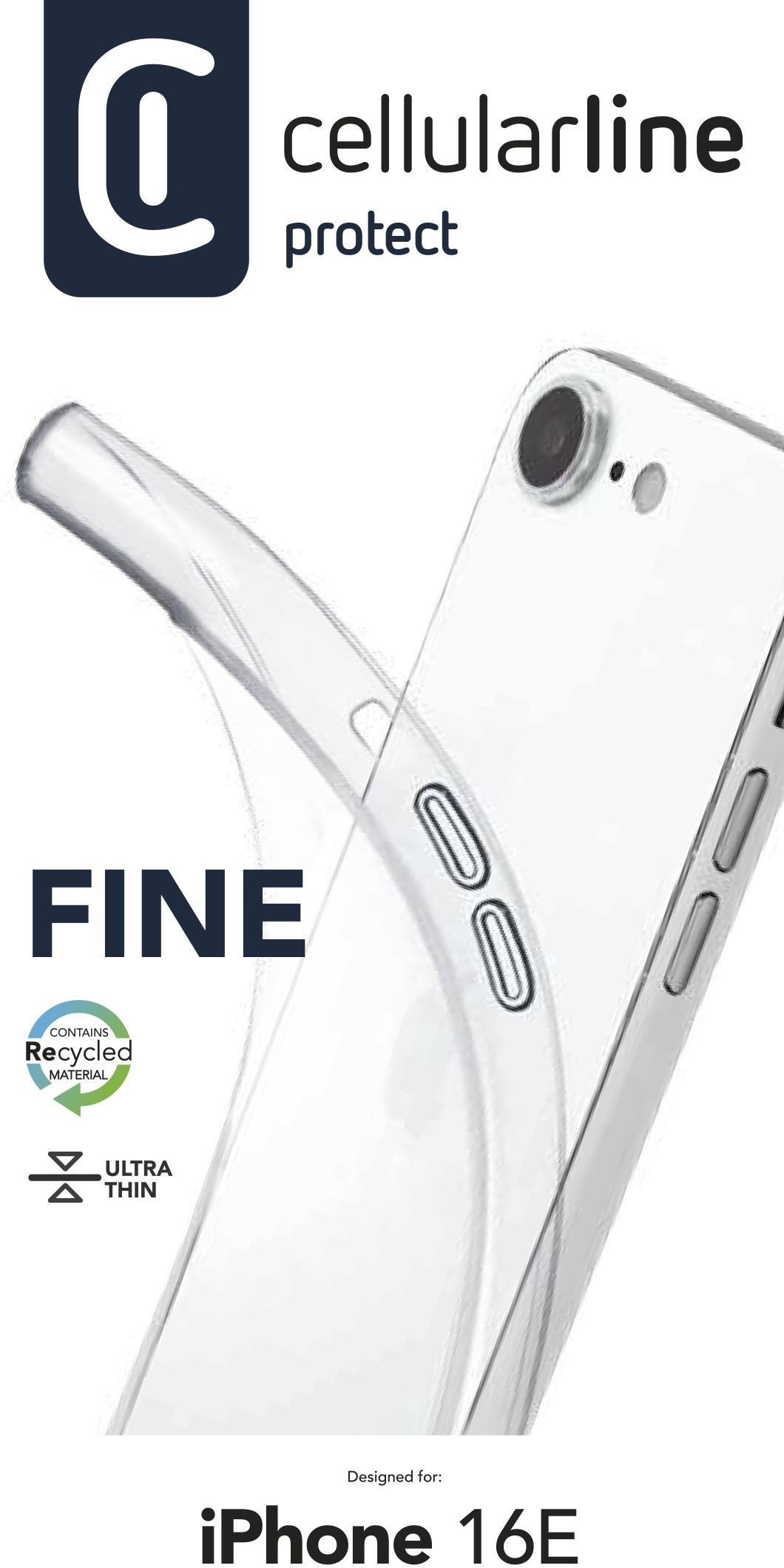 Cellularline 8018080492587 pokrowiec na telefon komórkowy 15,5 cm (6.1") Przezroczysty